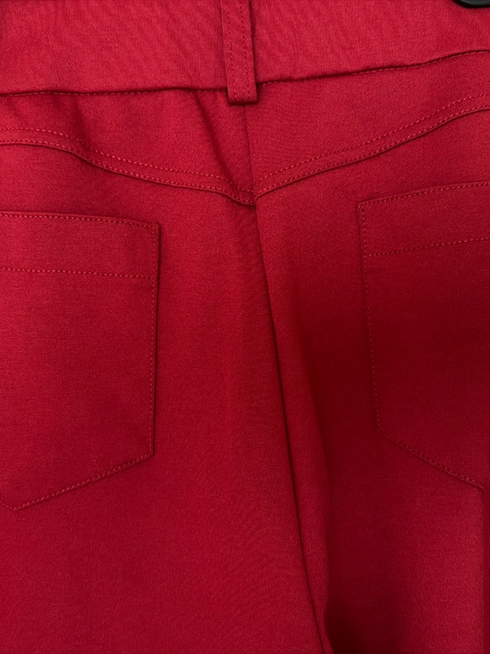 New York & Company Red Wide Leg Dress Pants Size Medium - Picture 4 of 8